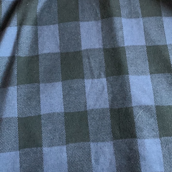 Navy blue and black square neck dress - Picture 4 of 5